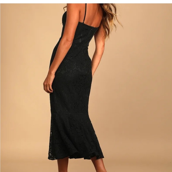 COPY - NWT Lulus Black Lace Dress - Picture 3 of 6